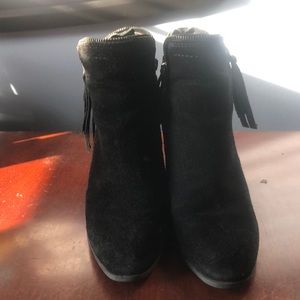 Dolce Vita Ankle booties with zippers and Fringe